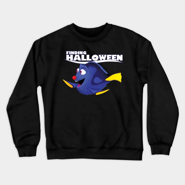 Finding Halloween Dory Clown Fish Crewneck Sweatshirt by ZZDeZignZ